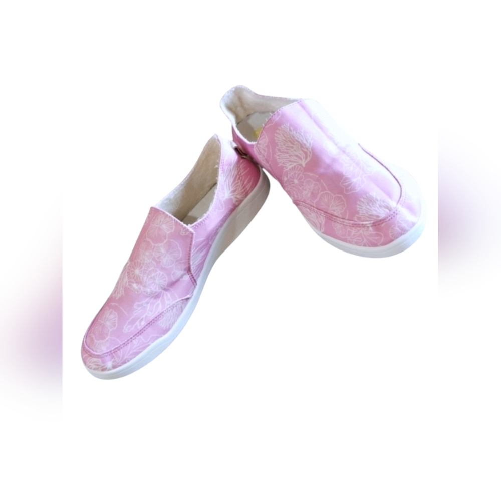 Vionic Malibu Slip On Sneakers Jellyfish Pink Orthotic Comfort Shoes Sz 7.5
